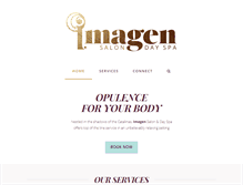Tablet Screenshot of imagensalonspa.com